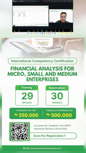 Mahasiswa Magister Manajemen Bisnis Syariah Raih Sertifikasi Kompetensi Internasional di Bidang Financial Analysis
